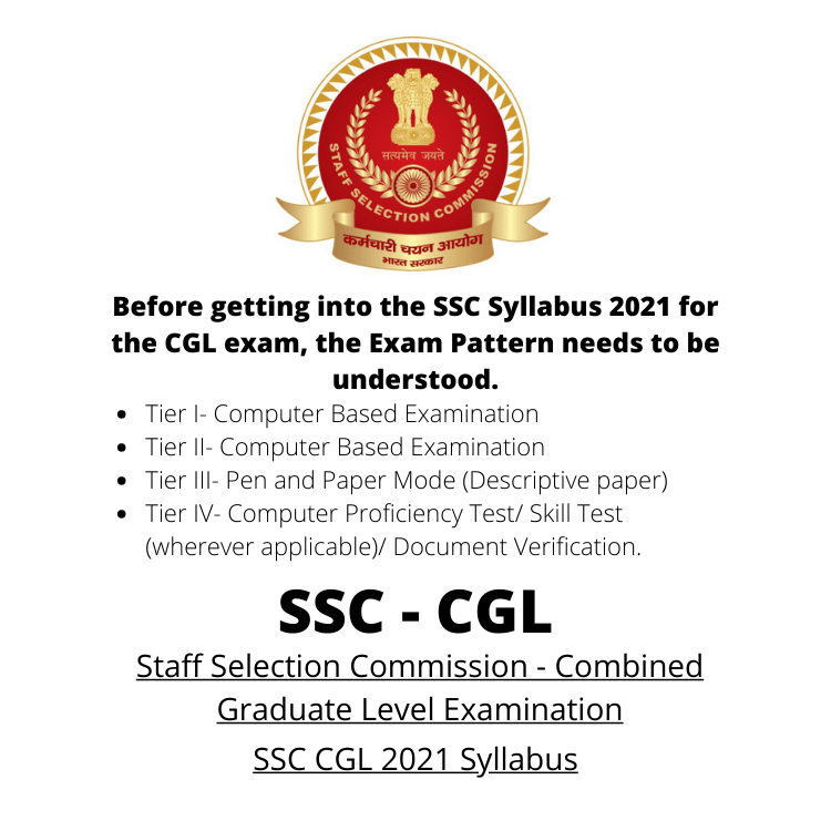 SSC Syllabus 2021