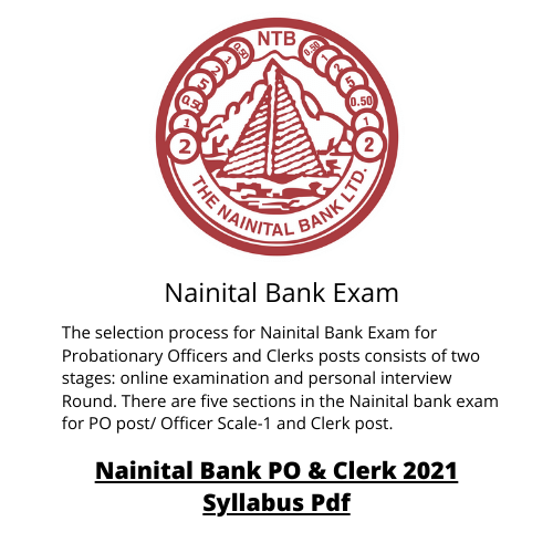 Nainital Bank Exam