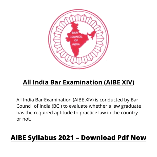 All India Bar Examination (AIBE XIV)