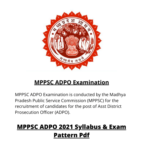 MPPSC ADPO Examination
