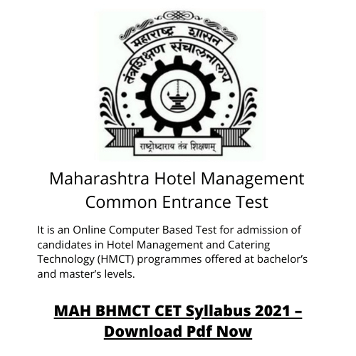 Maharashtra Hotel Management Common Entrance Test