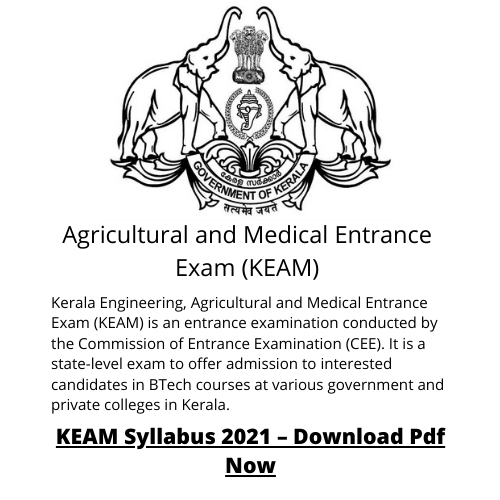 Agricultural and Medical Entrance Exam (KEAM)