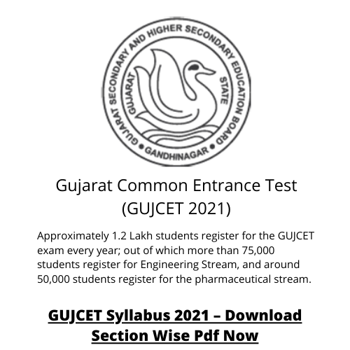 Gujarat Common Entrance Test (GUJCET 2021)